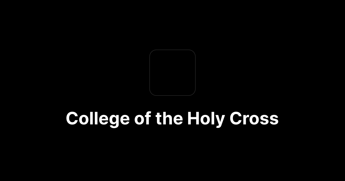 College of the Holy Cross